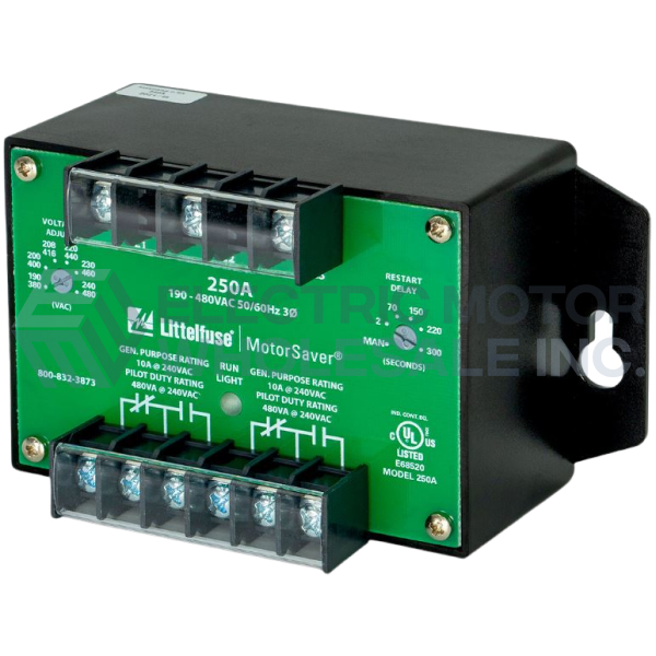 Image for Littelfuse SymCom 250-100-MET MotorSaver Protection Relay.